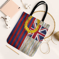 Hawaiian Tropical Plants Lei Tote Bag National Flag Style - Polynesian Pride
