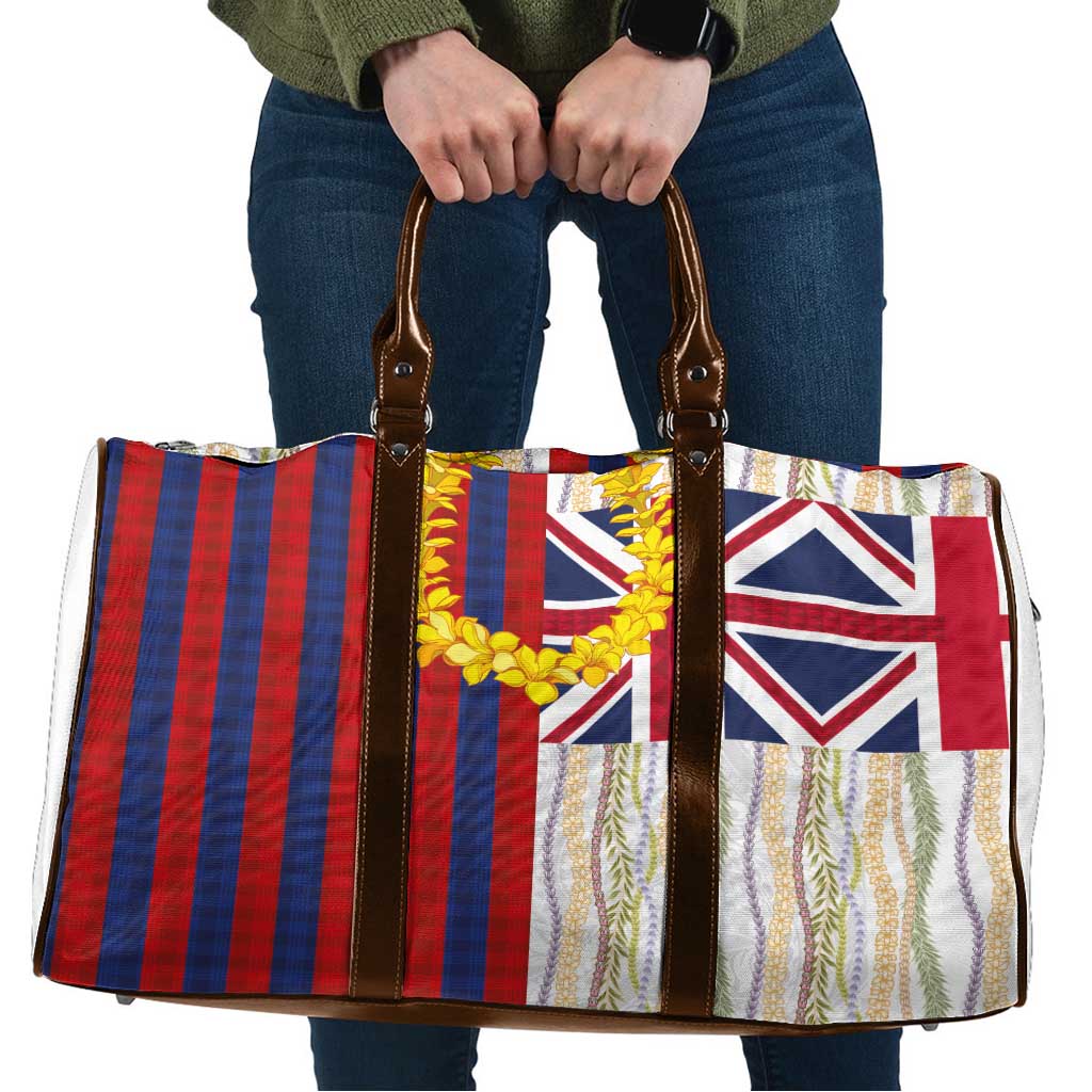 Hawaiian Tropical Plants Lei Travel Bag National Flag Style - Polynesian Pride