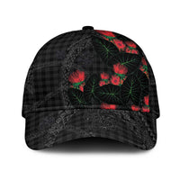 Hawaiian Kakau Art Classic Cap Taro Leaves with Ohia Lehua and Pakala Pattern - Polynesian Pride