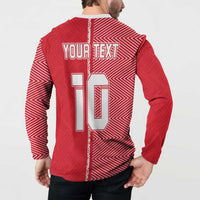 Custom Tahiti Football-Iron Warriors Button Sweatshirt LT03 - Polynesian Pride