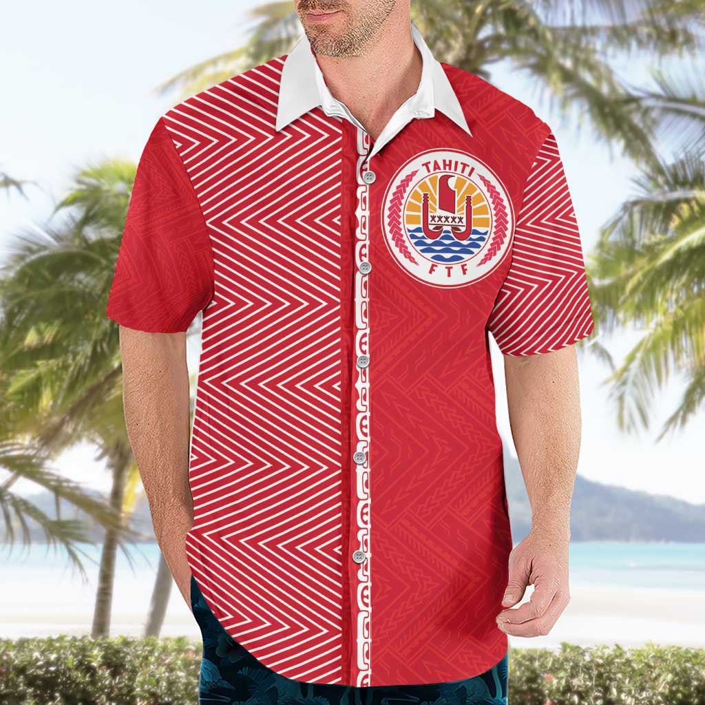 Custom Tahiti Football-Iron Warriors Hawaiian Shirt LT03 - Polynesian Pride