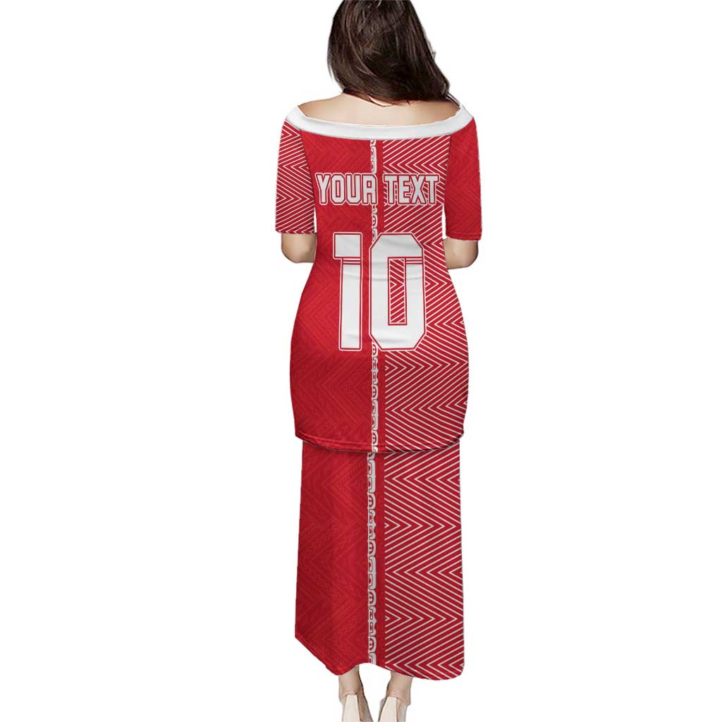 Custom Tahiti Football-Iron Warriors Puletasi LT03 - Polynesian Pride