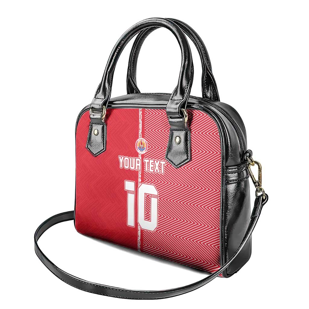Custom Tahiti Football-Iron Warriors Shoulder Handbag LT03 - Polynesian Pride