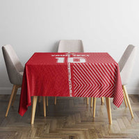 Custom Tahiti Football-Iron Warriors Tablecloth LT03 - Polynesian Pride