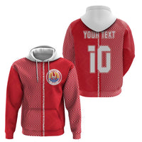 Custom Tahiti Football-Iron Warriors Zip Hoodie LT03 - Polynesian Pride