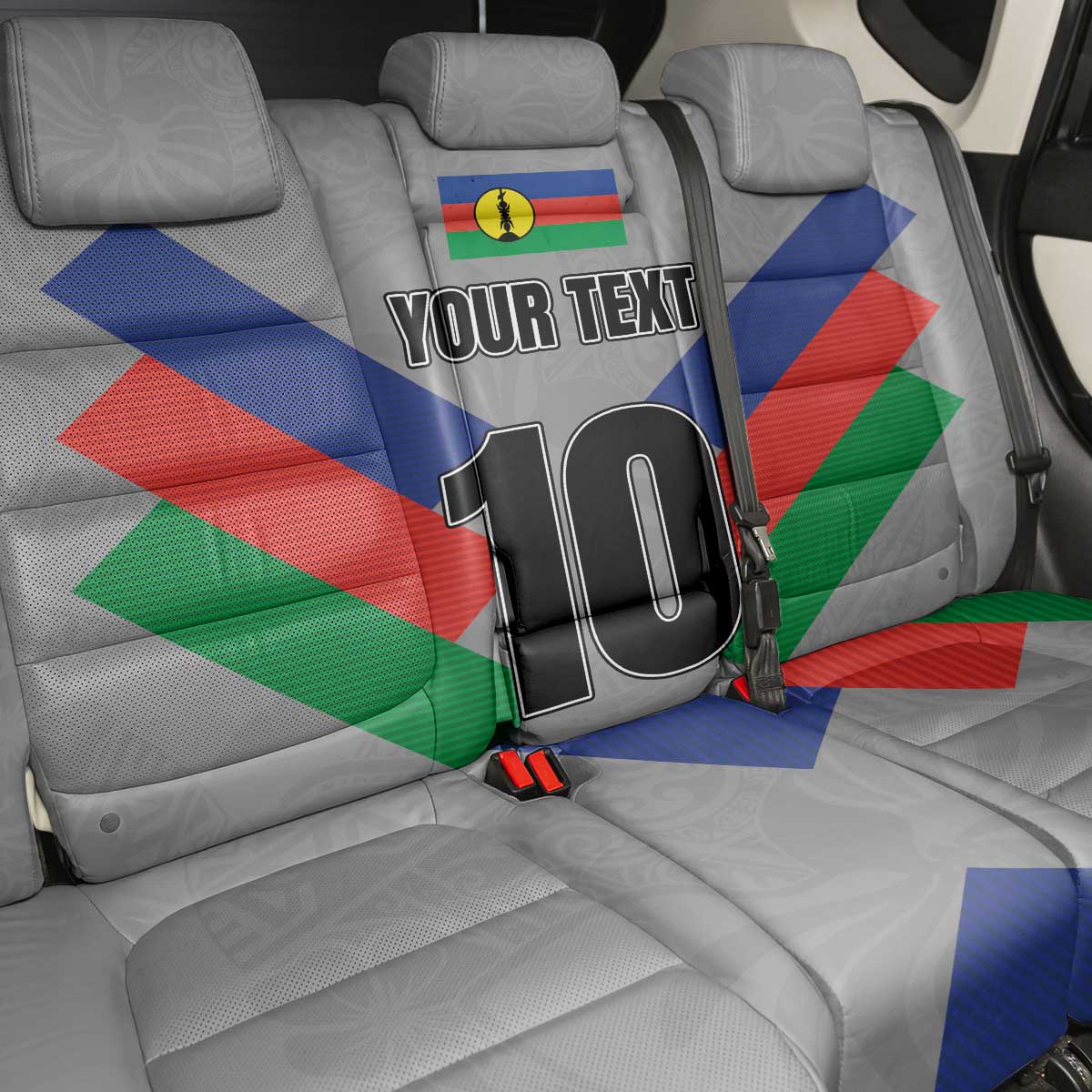 Custom New Caledonia-The Kagus Back Car Seat Cover LT03 - Polynesian Pride