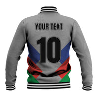 Custom New Caledonia-The Kagus Baseball Jacket LT03 - Polynesian Pride