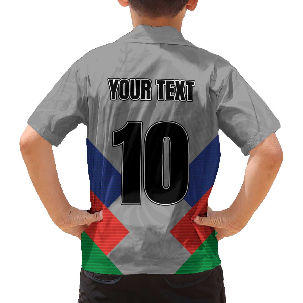 Custom New Caledonia-The Kagus Family Matching Off The Shoulder Long Sleeve Dress and Hawaiian Shirt