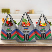 Custom New Caledonia-The Kagus Grocery Bag LT03 3-pack One Size Gray - Polynesian Pride
