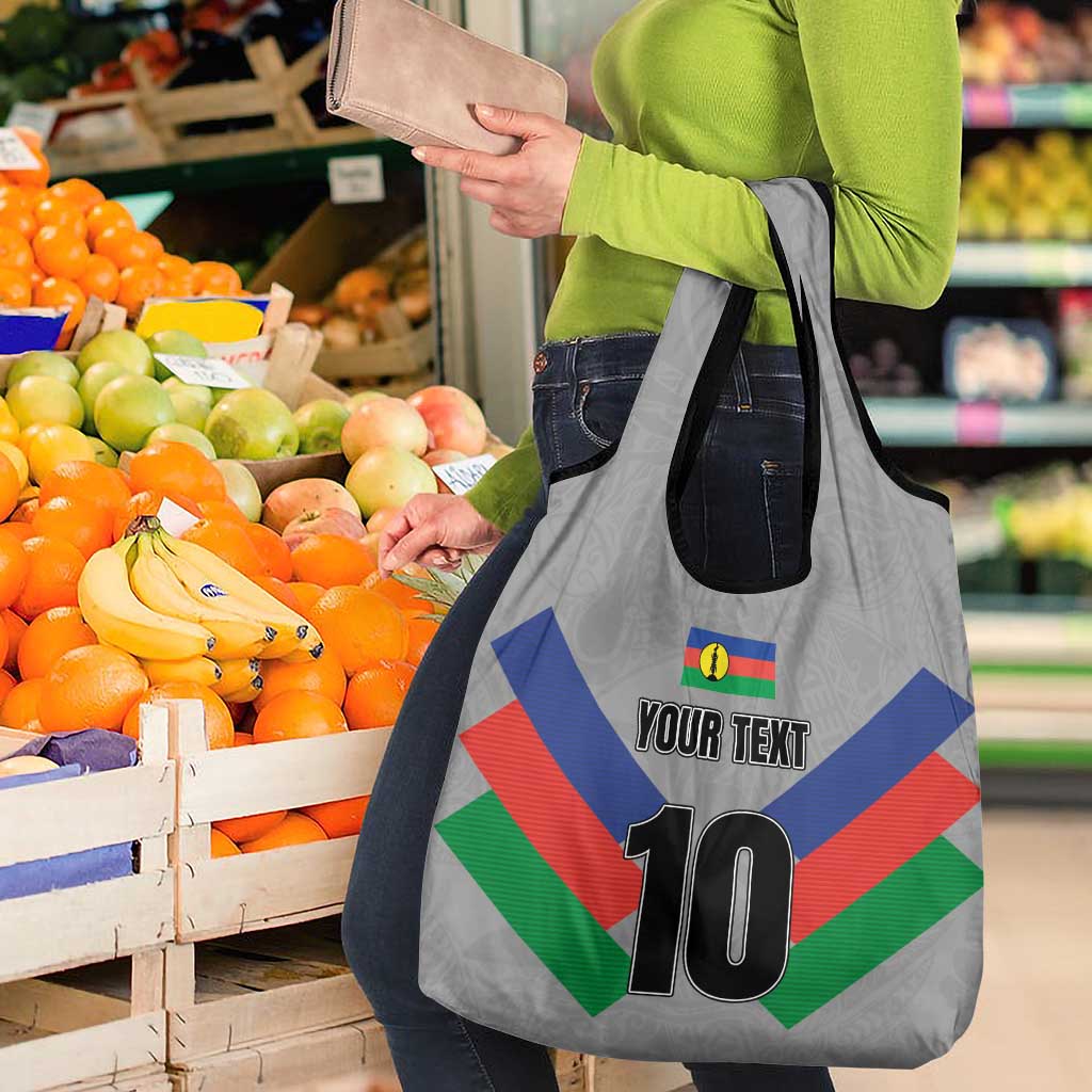 Custom New Caledonia-The Kagus Grocery Bag LT03 - Polynesian Pride