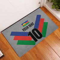 Custom New Caledonia-The Kagus Rubber Doormat LT03 - Polynesian Pride