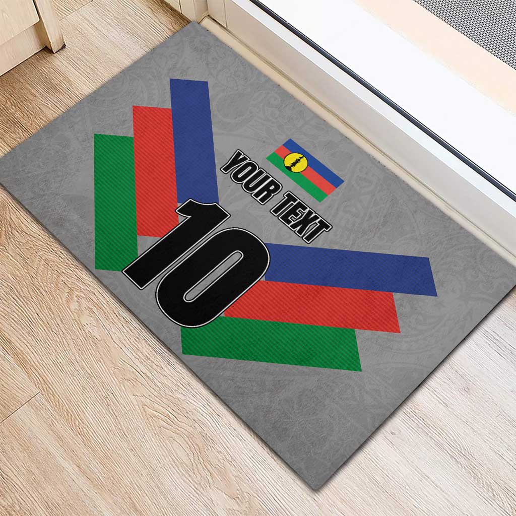 Custom New Caledonia-The Kagus Rubber Doormat LT03 - Polynesian Pride