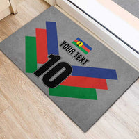 Custom New Caledonia-The Kagus Rubber Doormat LT03 - Polynesian Pride