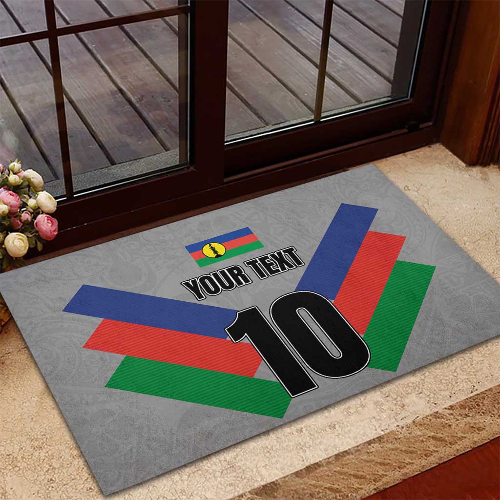 Custom New Caledonia-The Kagus Rubber Doormat LT03 - Polynesian Pride