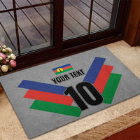 Custom New Caledonia-The Kagus Rubber Doormat LT03 - Polynesian Pride