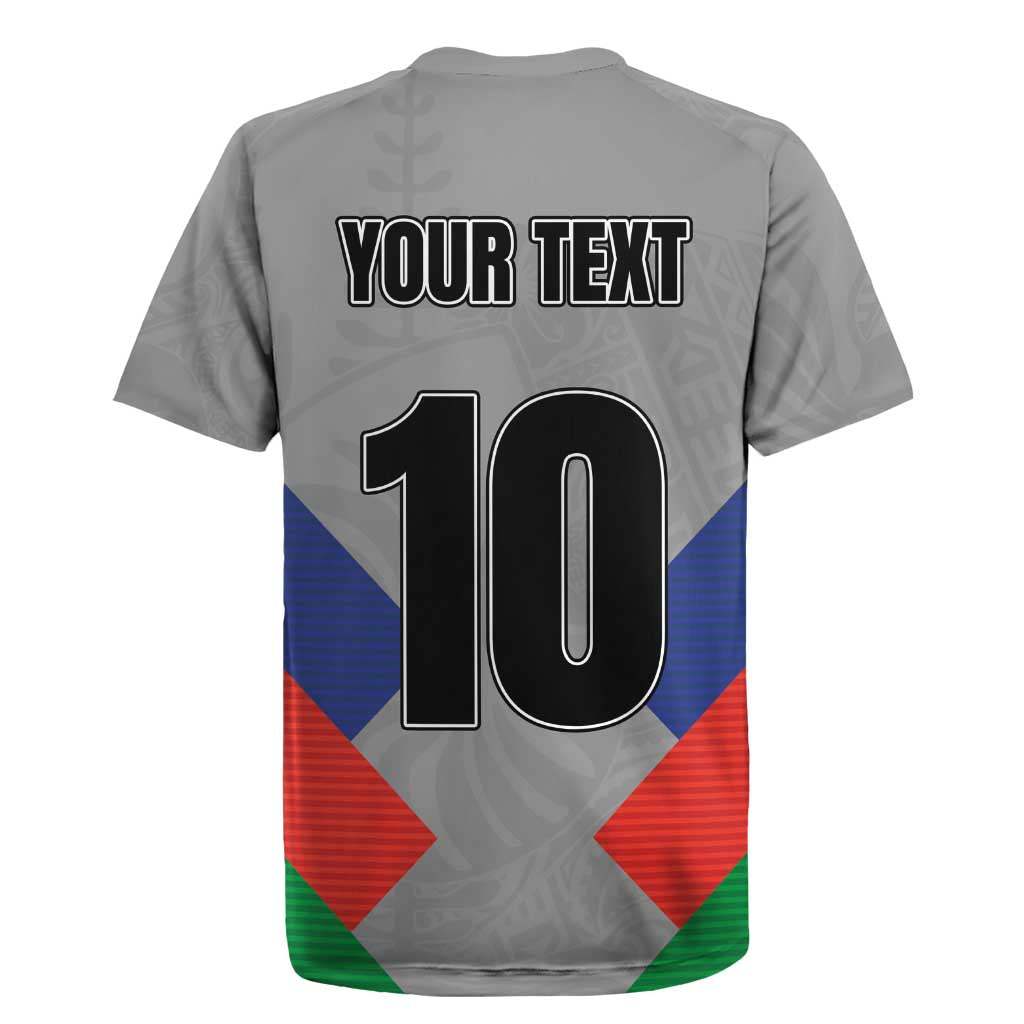 Custom New Caledonia-The Kagus Rugby Jersey LT03 - Polynesian Pride