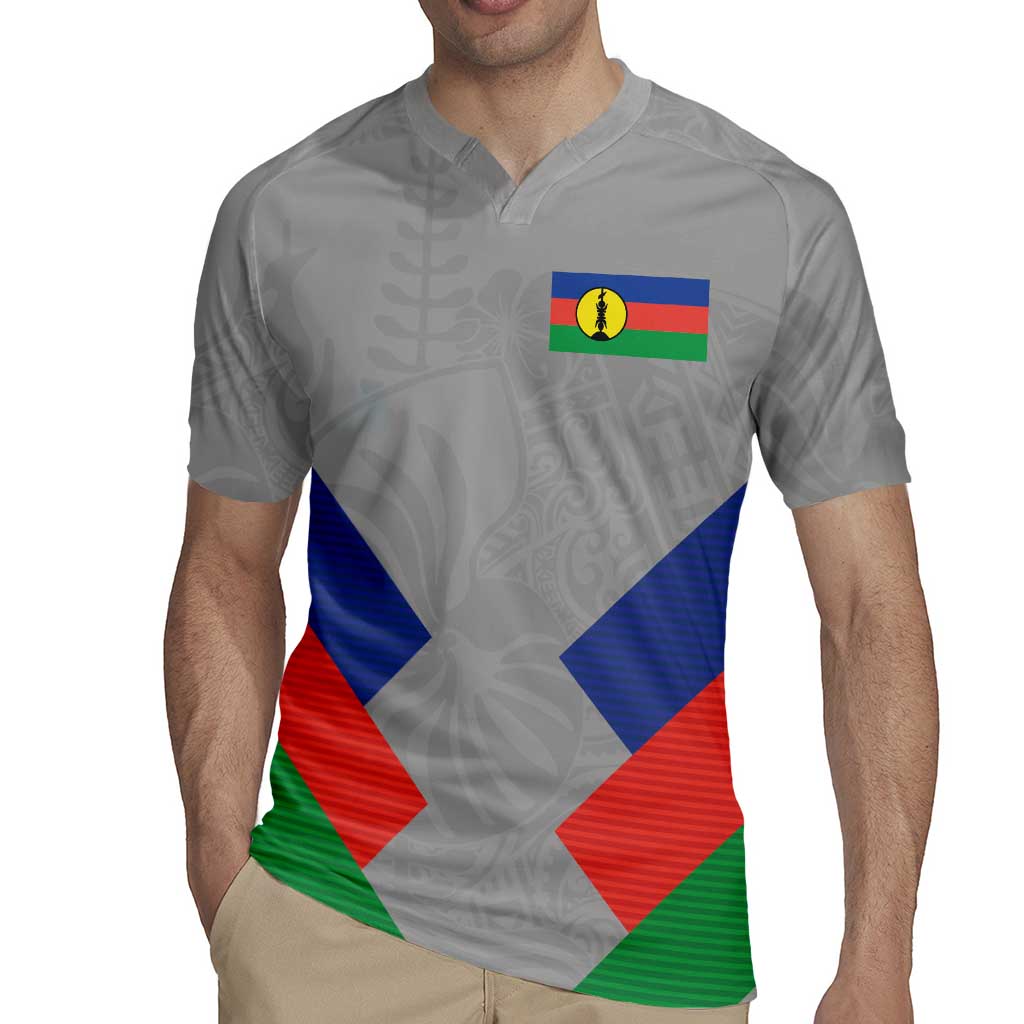 Custom New Caledonia-The Kagus Rugby Jersey LT03 - Polynesian Pride
