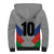 Custom New Caledonia-The Kagus Sherpa Hoodie