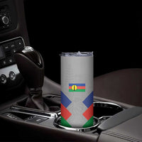 Custom New Caledonia-The Kagus Skinny Tumbler LT03 - Polynesian Pride