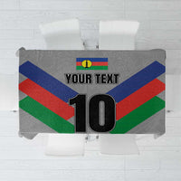 Custom New Caledonia-The Kagus Tablecloth LT03 Gray - Polynesian Pride