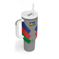 Custom New Caledonia-The Kagus Tumbler With Handle LT03 - Polynesian Pride
