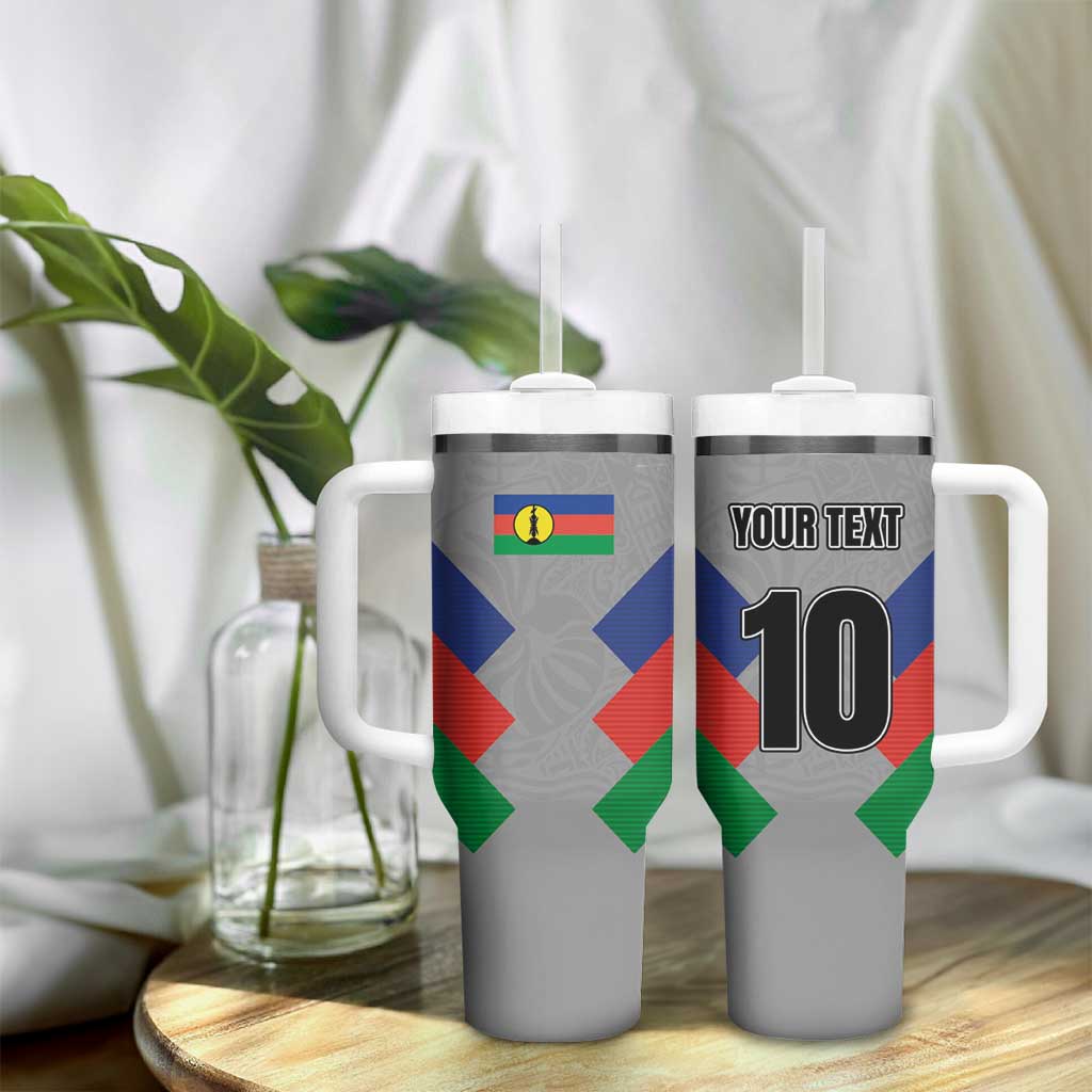 Custom New Caledonia-The Kagus Tumbler With Handle LT03 - Polynesian Pride