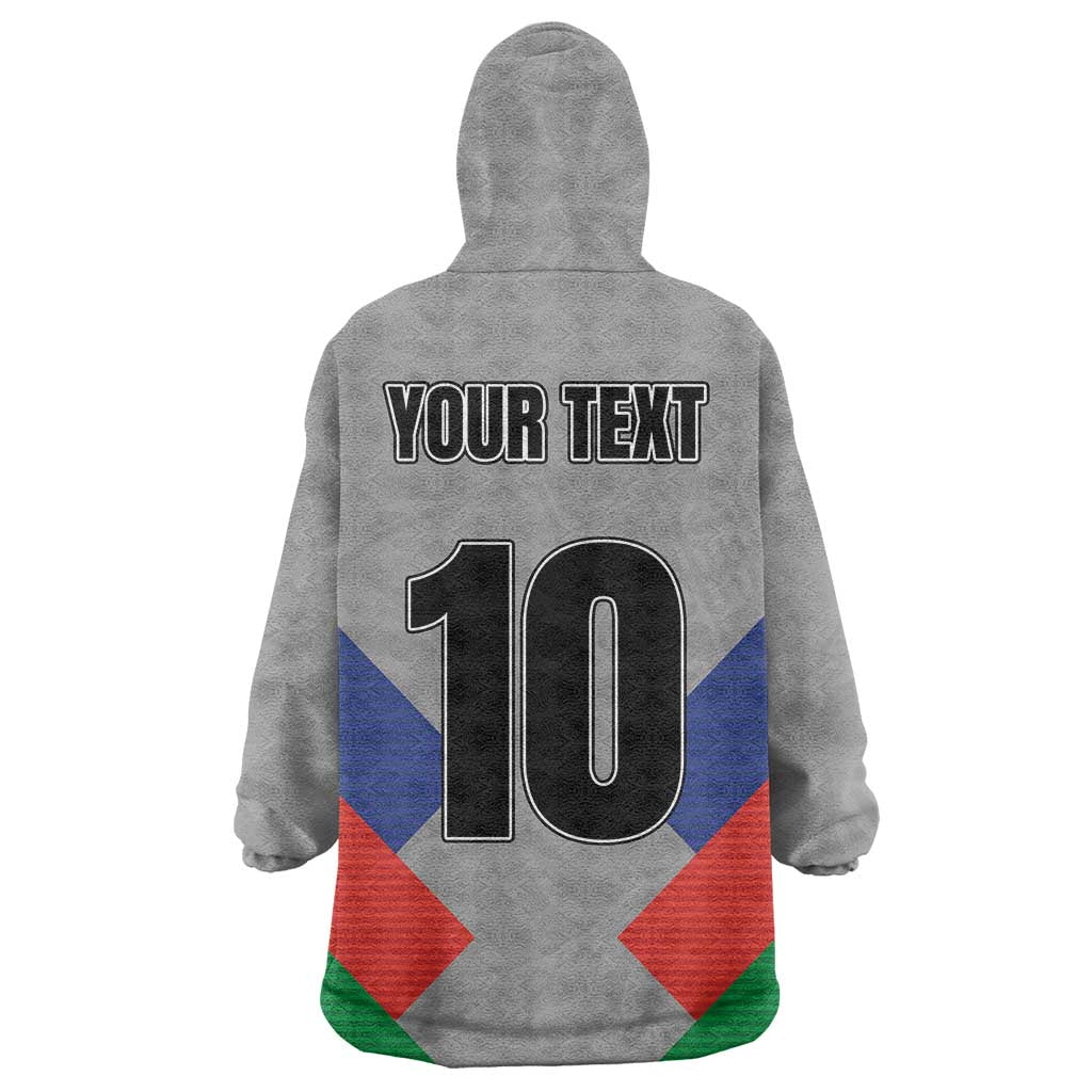 Custom New Caledonia-The Kagus Wearable Blanket Hoodie