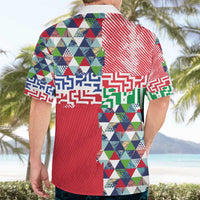 Hawaiian Floral Kakau Tropical Leaves-Sporty Style Hawaiian Shirt