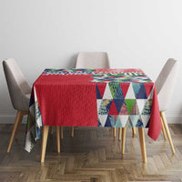 Hawaiian Floral Kakau Tropical Leaves-Sporty Style Tablecloth