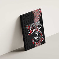 Aotearoa Toitu Te Tiriti Taniko Canvas Wall Art Maori Taniwha Haka - Honour the Treaty LT03 - Polynesian Pride