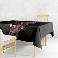 Aotearoa Toitu Te Tiriti Taniko Tablecloth Maori Taniwha Haka - Honour the Treaty LT03 - Polynesian Pride
