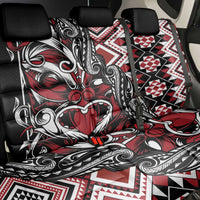 Aotearoa Maori Moko Art with Taniko Half Style Back Car Seat Cover