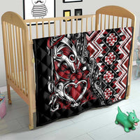 Aotearoa Maori Moko Art with Taniko Half Style Quilt LT03 - Polynesian Pride