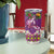 Hawaiian Lei Turtle and Plumeria Tumbler Cup Polynerian Art Tattoo-Mauve Color