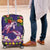 Hawaiian Lei Turtle and Plumeria Luggage Cover Polynerian Art Tattoo-Navy Color