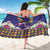 Hawaiian Lei Turtle and Plumeria Sarong Polynerian Art Tattoo-Navy Color