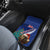 New Zealand Christmas Car Mats Kiwi Bird Santa and Silver Fern Funny Haka Dance