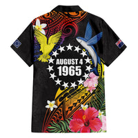 Cook Islands Independence Day Family Matching Puletasi and Hawaiian Shirt Maroro and Kakaia with Hibiscus Flower Polynesian Pattern LT03 - Polynesian Pride