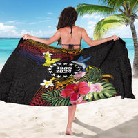 Cook Islands Independence Day Sarong Maroro and Kakaia with Hibiscus Flower Polynesian Pattern