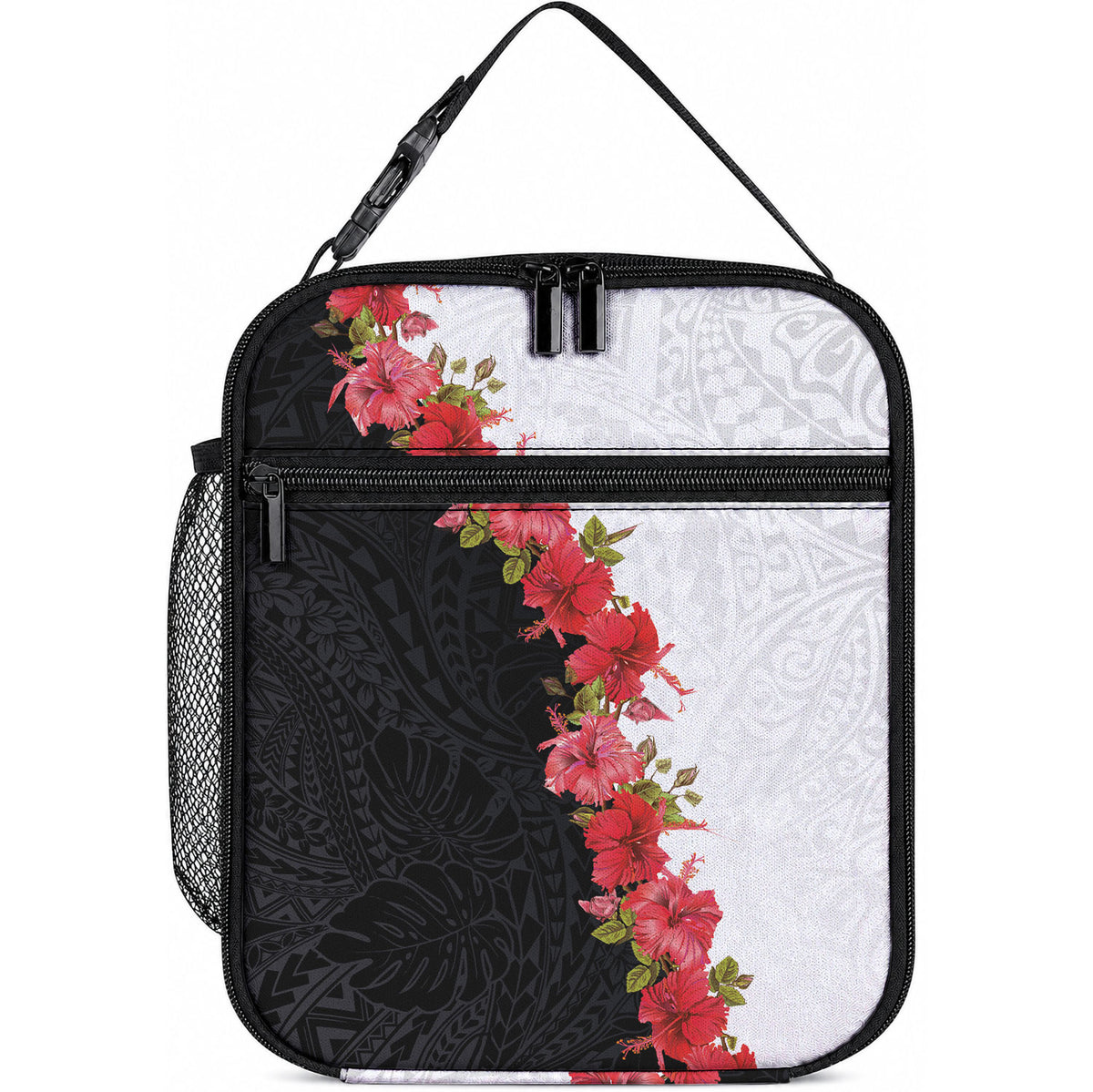 Hawaii Red Hibiscus Flowers Lunch Bag