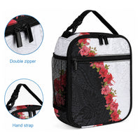 Hawaii Red Hibiscus Flowers Lunch Bag