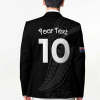 New Zealand Rugby Custom Blazer Sporty Silver Fern Shape with Maori Tattoos LT03 - Polynesian Pride