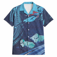 Personalized Hawaii Swimming Hawaiian Shirt Tribal Sporty Style LT03 Multicolor - Polynesian Pride