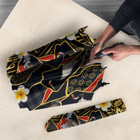 Hawaiian and Japanese Umbrella Polynesian Tattoo with Japanese Culture Kintsugi Style LT03 - Polynesian Pride