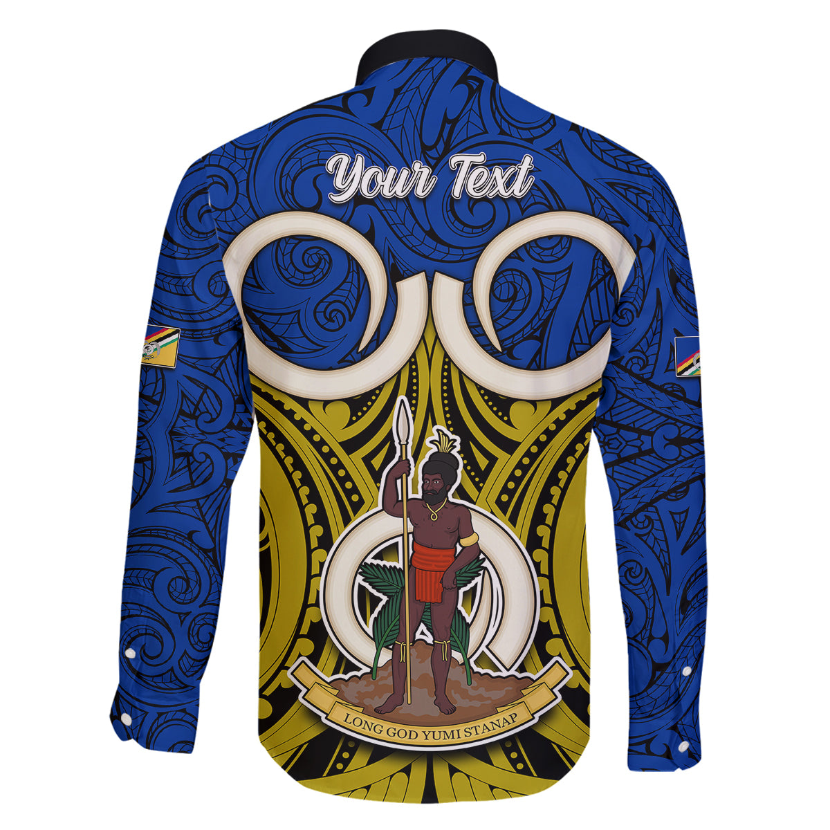 Personalised Vanuatu Torba Province Family Matching Short Sleeve Bodycon Dress and Hawaiian Shirt Pig Tusk Mix Maori Pattern and Namele Leaf LT03 - Polynesian Pride