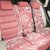 Hawaii Kauai Island Back Car Seat Cover Hibiscus Pattern Seamless Tribal Simple Pink Pastel