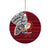 French Polynesia Christmas Ceramic Ornament Santa Hold Seal with Polynesian Tribal Tattoo LT03 - Polynesian Pride