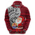 Custom French Polynesia Christmas Hoodie Santa Hold Seal with Polynesian Tribal Tattoo LT03 - Polynesian Pride