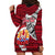 Custom French Polynesia Christmas Hoodie Dress Santa Hold Seal with Polynesian Tribal Tattoo LT03 - Polynesian Pride