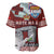 Mate Ma'a Tonga Baseball Jersey Haʻamonga ʻa Maui and White Dove - Tongan Kupesi Ngatu